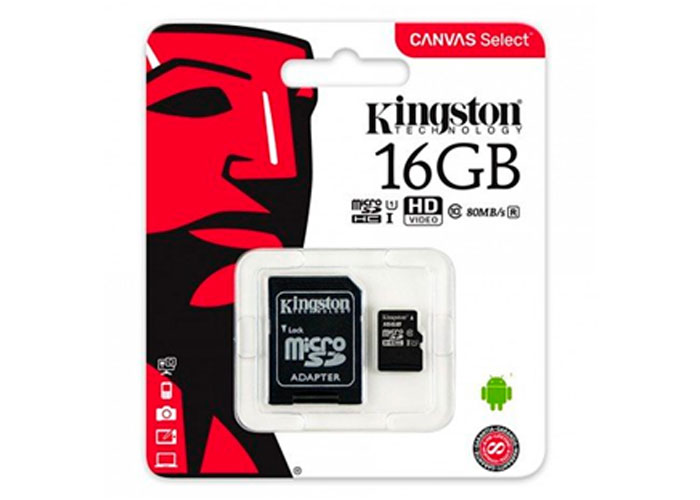 Memoria Micro SD Kingston Canvas Select 16GB